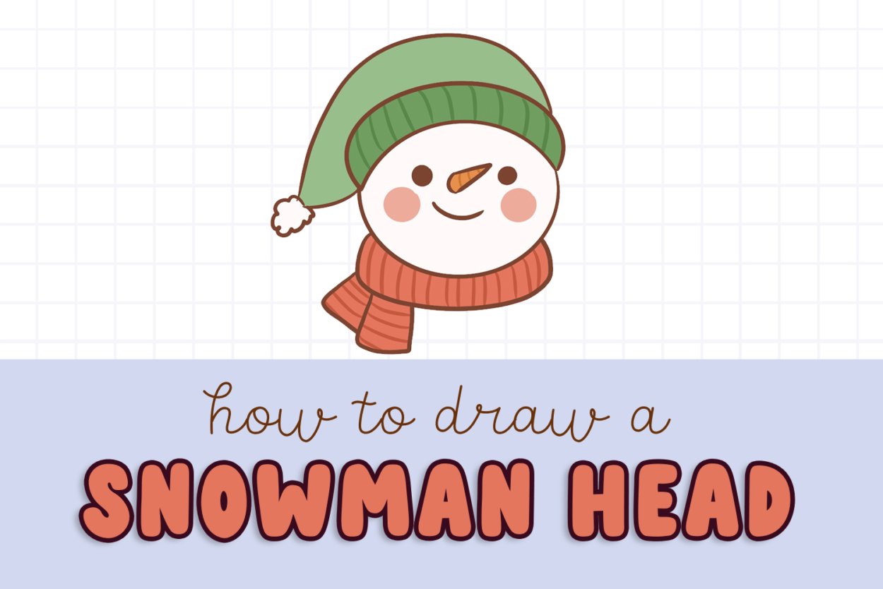 How to Draw a Snowman Head – Draw Cartoon Style!
