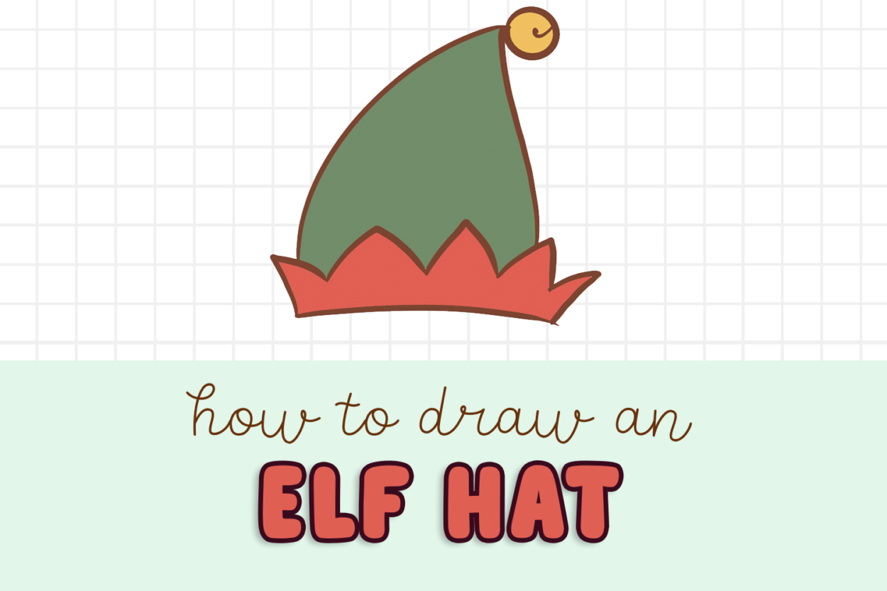how to draw an elf hat