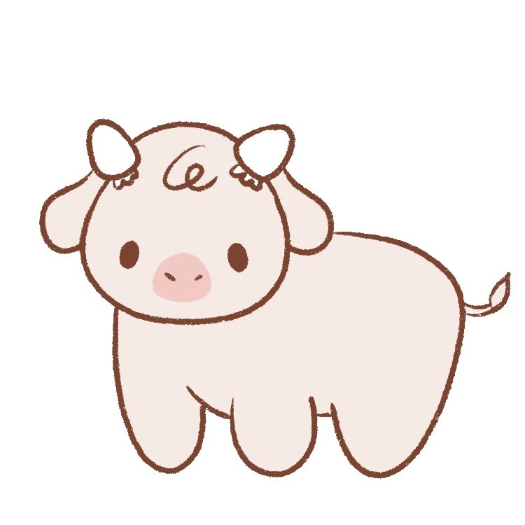color the cow