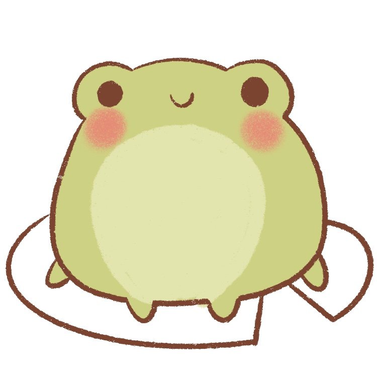 11 - draw blush spots on the frog