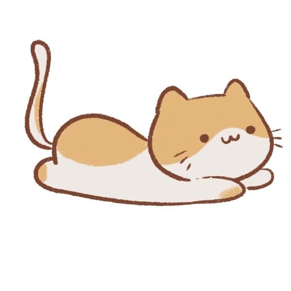 How to Draw a Cat Lying Down Draw Cartoon Style!