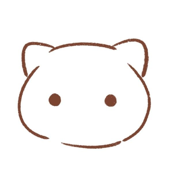 How to Draw a Cute Cat s Face Draw Cartoon Style