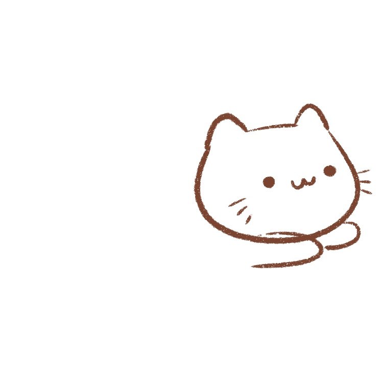 draw the cat's paws