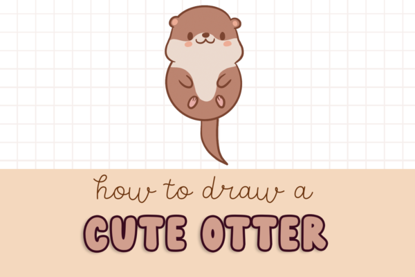 How To Draw A Cute Otter - Draw Cartoon Style!