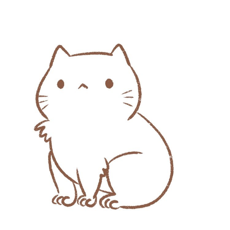 draw the cat's whiskers