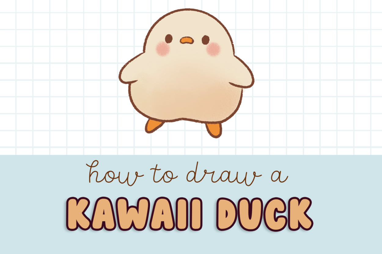 How To Draw A Cute Kawaii Duck Draw Cartoon Style How To Draw A Cute Kawaii Duck Draw Cartoon Style