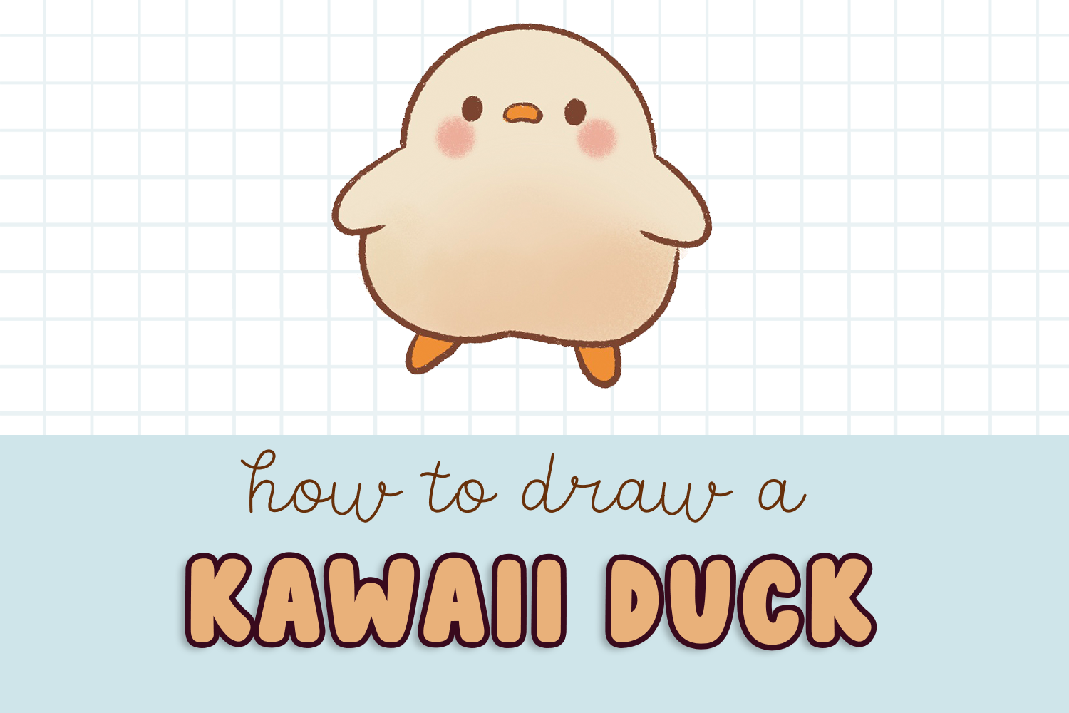 How to Draw a Kawaii Duck (Easy Beginner Guide)
