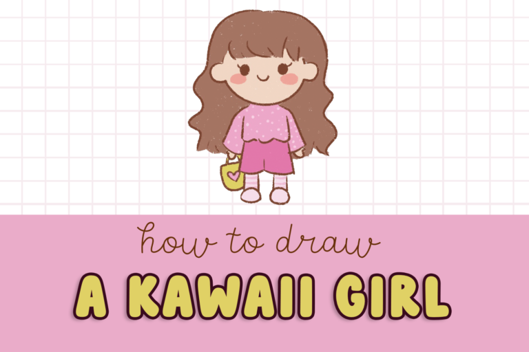 How to draw a kawaii girl