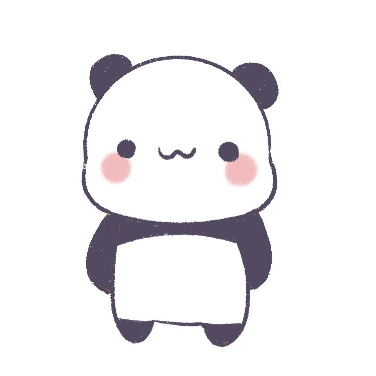 HOW TO DRAW A CUTE Panda KAWAII - how to draw an animal 