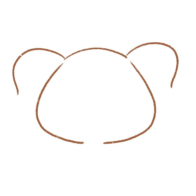 3 - start drawing the ears