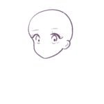 How to Draw an Anime Face (Girl) Easy for Beginners - Draw Cartoon Style!