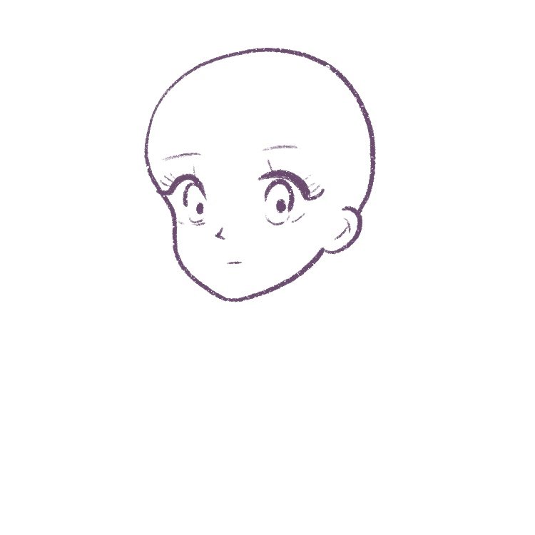 How to Draw an Anime Girls Head and Face  AnimeOutline