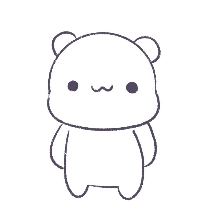 easy cute panda drawing