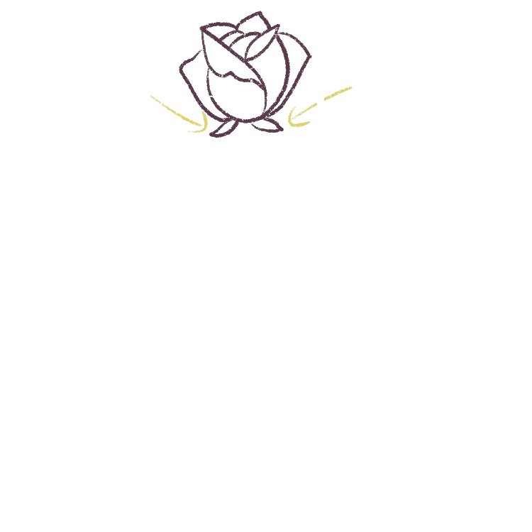 8 - draw the underneath petals