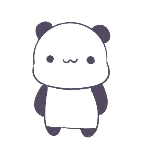 How to Draw a Cute Kawaii Panda - Draw Cartoon Style!