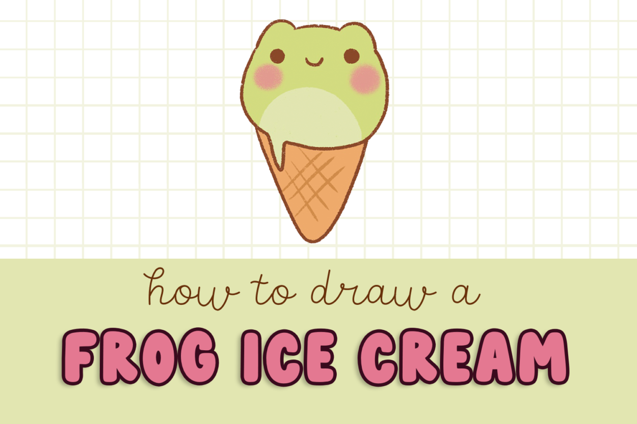 Learn to draw drawing cute ice cream with these easy steps