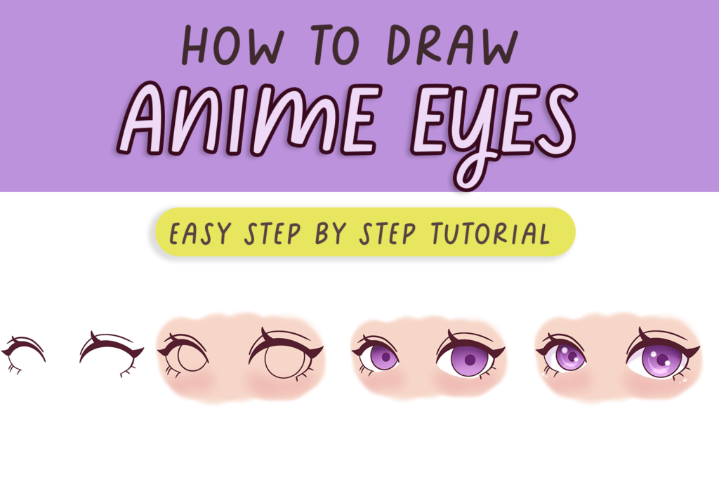 How To Draw Anime Eyes Female Easy For Beginners Draw Cartoon Style 1374