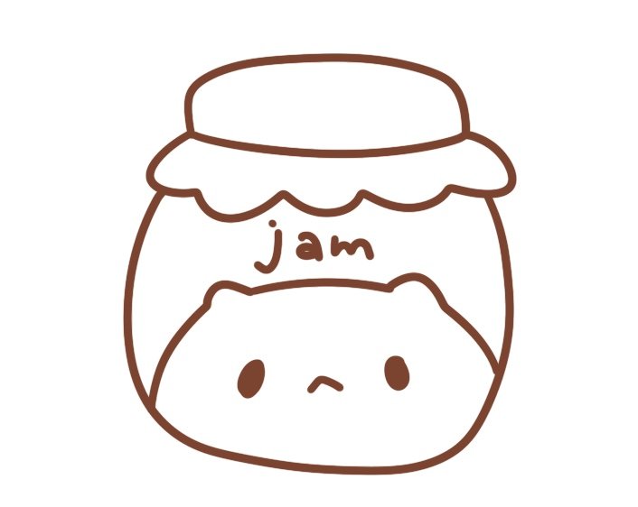 7 - write jam on the jar