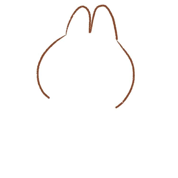 draw the bunny face